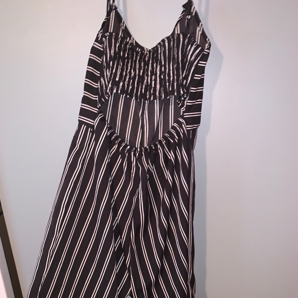 Navy and White Romper - Picture 2 of 4